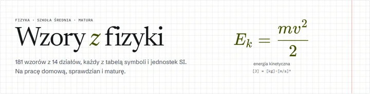 Wygląd serwisu w latach od 2026